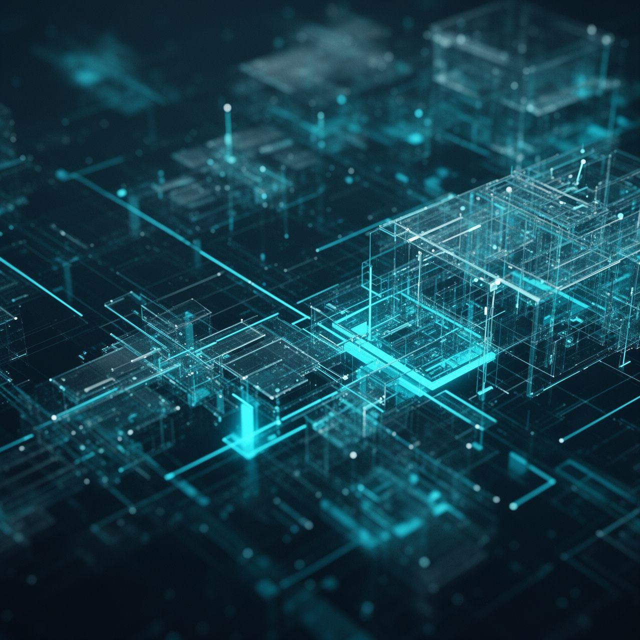 Abstract data visualization representation
